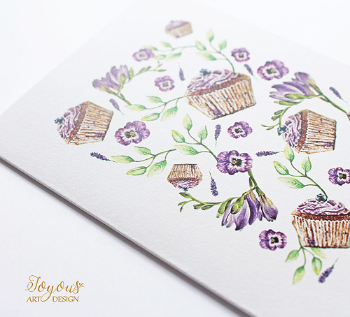 Akvarelové přání - Cupcake — foto 2