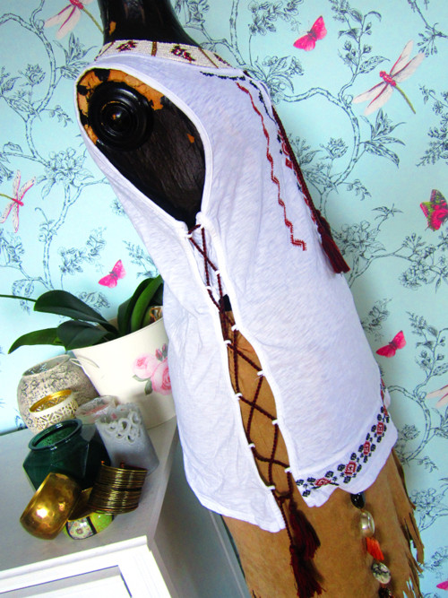 Báječný boho top vyšívaný — foto 3