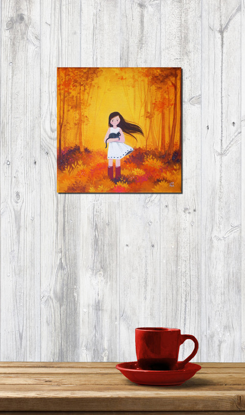 U babičky na zahradě - 20x20cm — foto 3