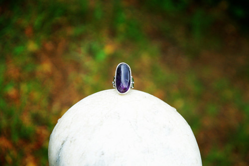 Nerezový prsten.." Deep purple no.2." — foto 5