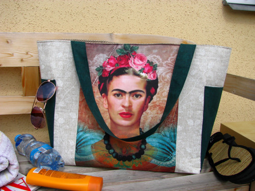 Plážová (oversized) taška - Frida — foto 3