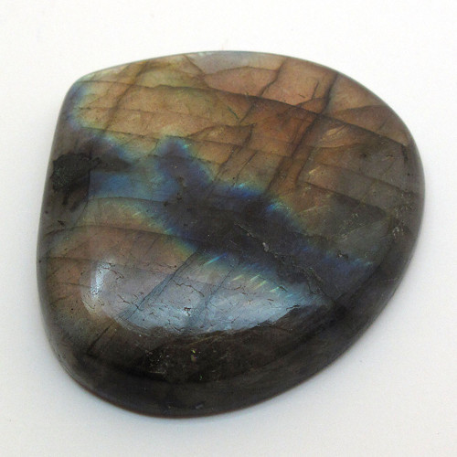 Kabošon labradorit kapka 32mm REZERVACE — foto 5