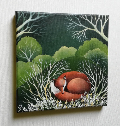 Chvilka pro lišku (20x20cm) — foto 3