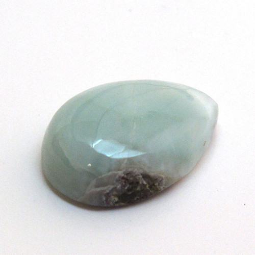 Kabošon larimar kapka 13,8mm — foto 2