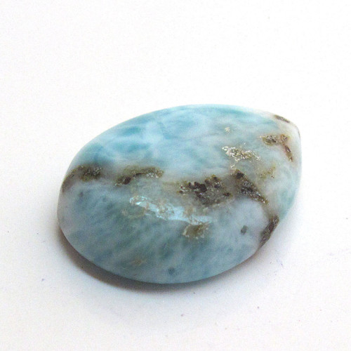 Kabošon larimar kapka 16,2mm — foto 2