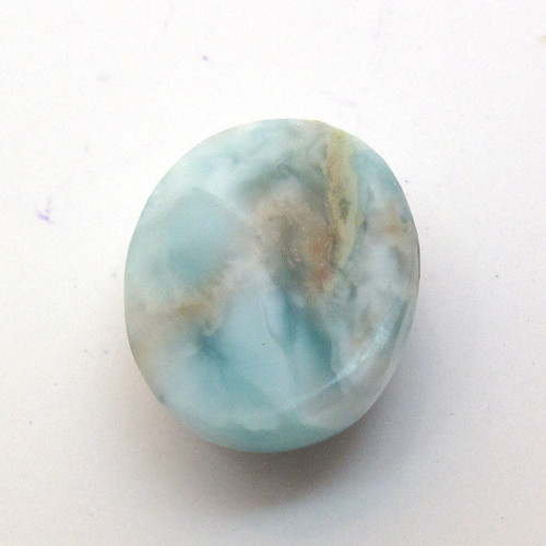 Kabošon larimar ovál 12,2mm REZERVACE — foto 4