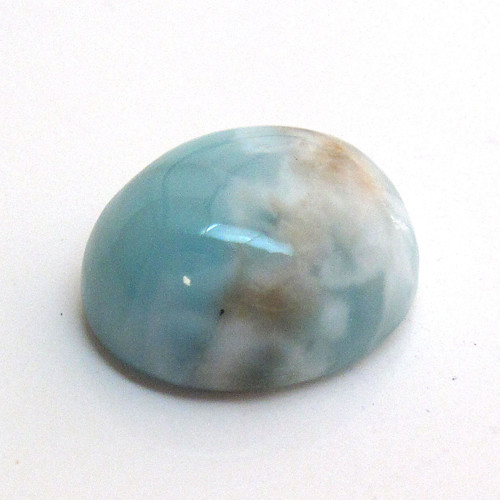 Kabošon larimar ovál 12,2mm REZERVACE — foto 2