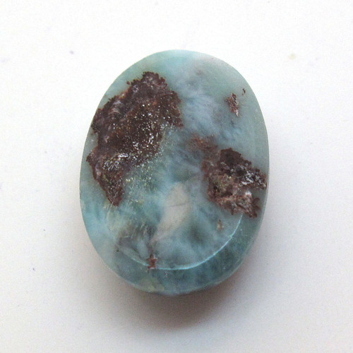 Kabošon larimar ovál 14,1mm REZERVACE — foto 4