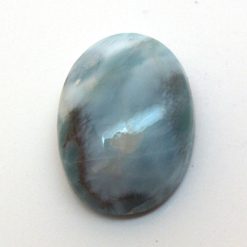 Kabošon larimar ovál 14,1mm REZERVACE — foto 3