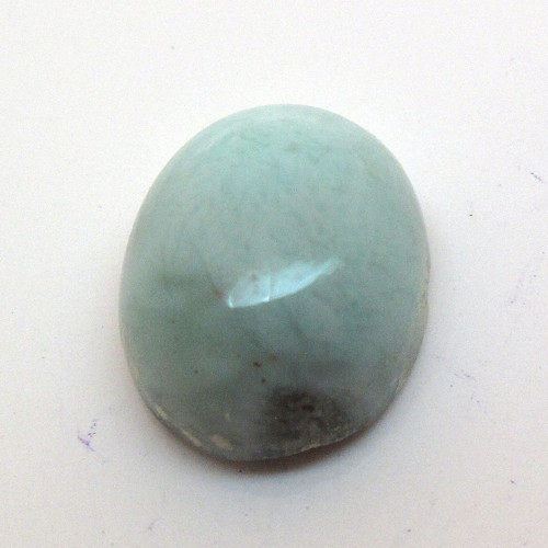 Kabošon larimar ovál 11,8mm REZERVACE — foto 3