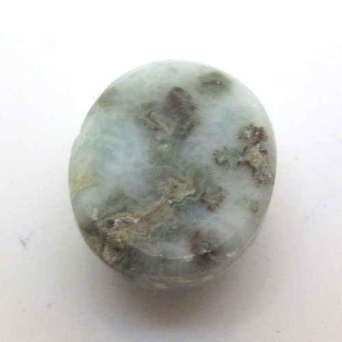 Kabošon larimar ovál 11,8mm REZERVACE — foto 4