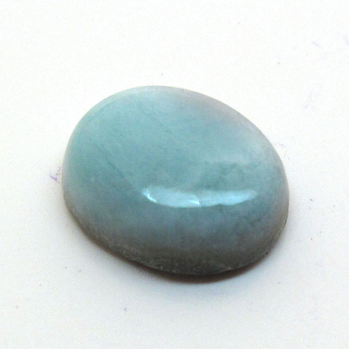 Kabošon larimar ovál 12,2mm REZERVACE — foto 2