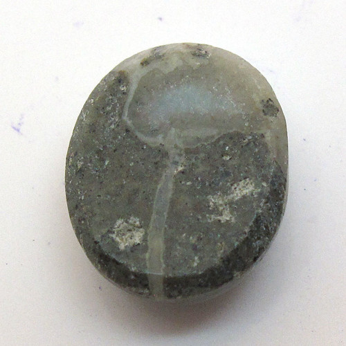 Kabošon larimar ovál 12,2mm REZERVACE — foto 4