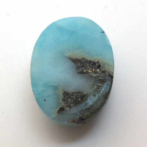 Kabošon larimar ovál 13,7mm — foto 4