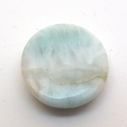 Kabošon larimar kruh 14,0mm — foto 4