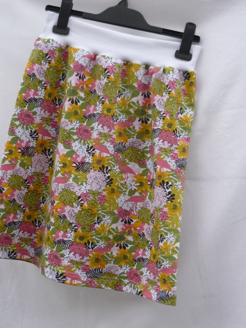 Úpletová sukně - tropical (vel. L) — foto 2