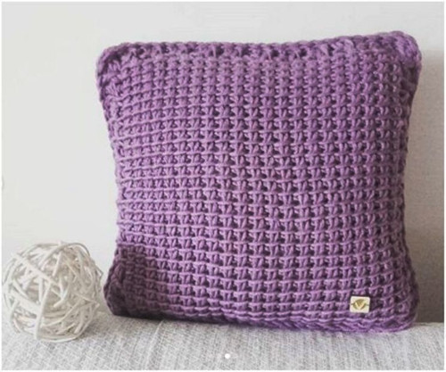 Háčkovaný vankúš VIOLET — foto 3