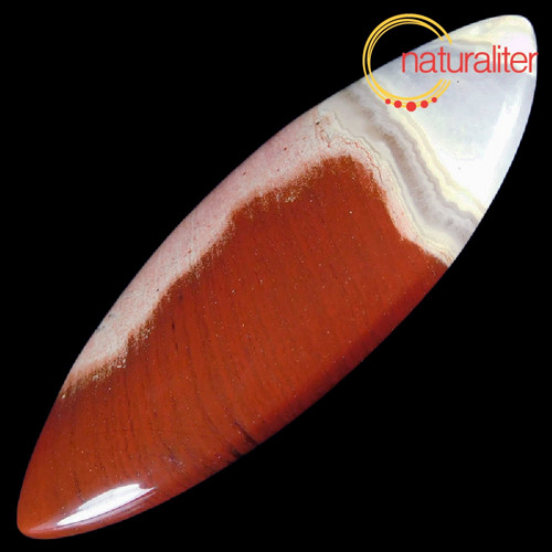 Jaspis a achátem - přívěsek 55x29mm — foto 2