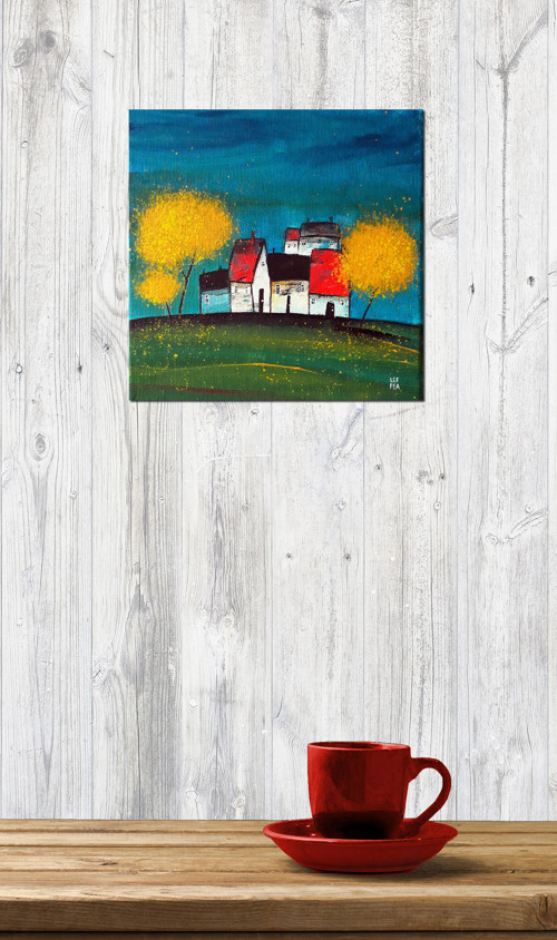 Vesnička na dlani - 20x20cm — foto 2