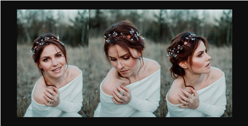 Boho věneček - rosegold — foto 3