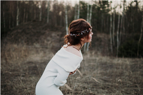 Boho věneček - rosegold — foto 2
