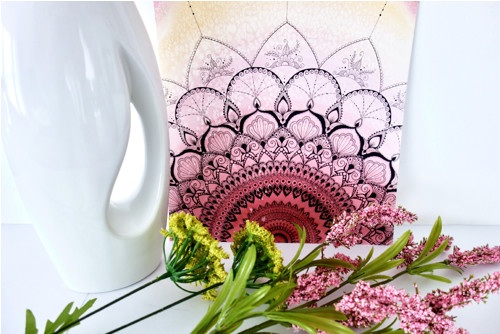 Nekonečnost lásky, mandala, originál — foto 3