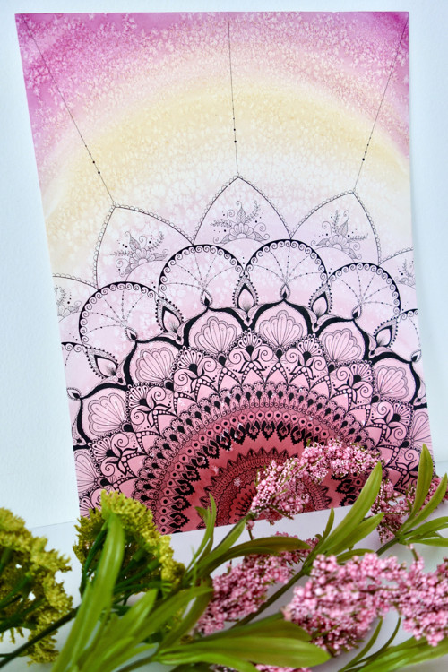 Nekonečnost lásky, mandala, originál — foto 4