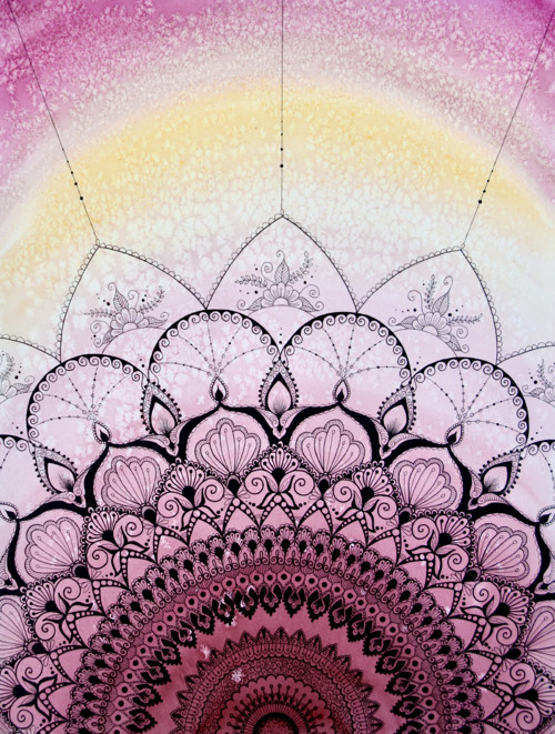 Nekonečnost lásky, mandala, originál — foto 5