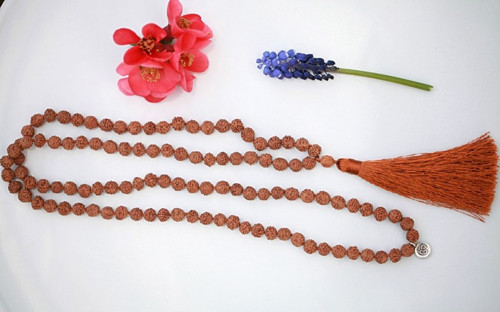 Meditační mala s Rudrakšou — foto 2