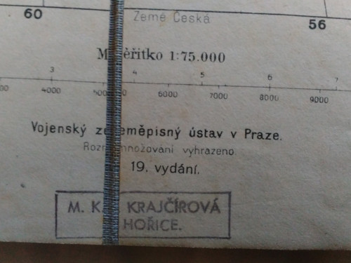 Jičín - mapa 1. republika — foto 3