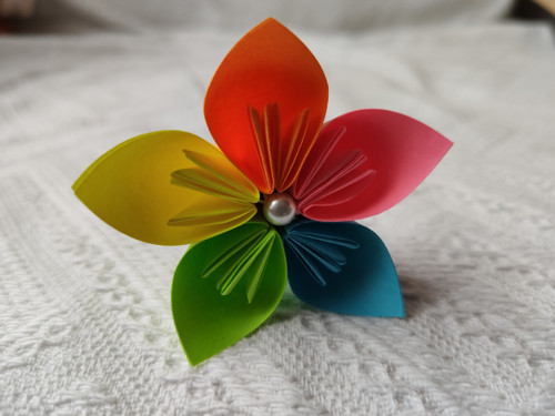 Origami kytka — foto 5