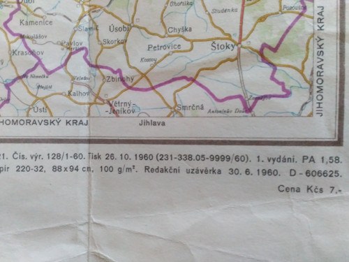 Mapa - Administrativní mapa ČSSR — foto 3