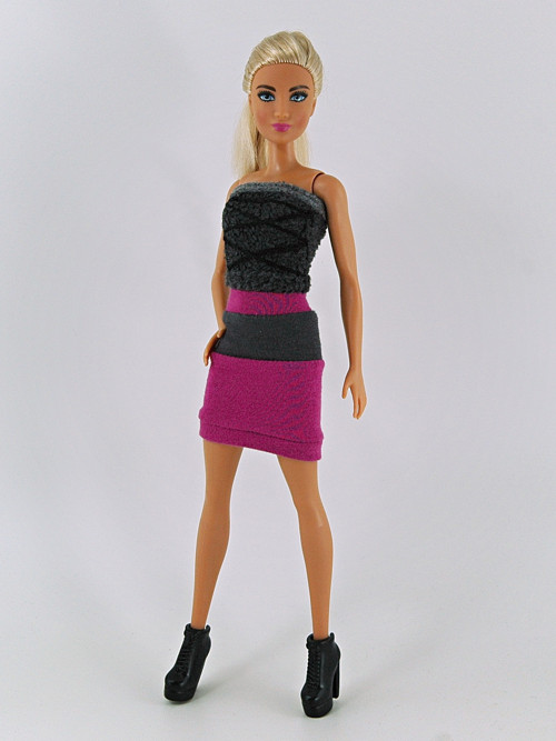 Barbie - Komplet šedorůžový — foto 2