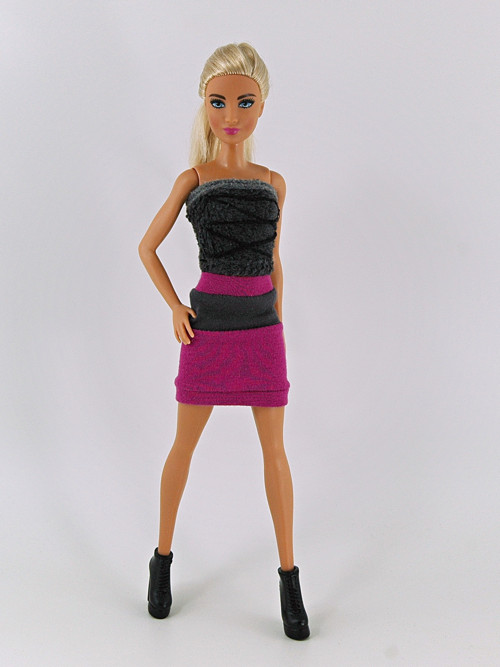Barbie - Komplet šedorůžový — foto 3