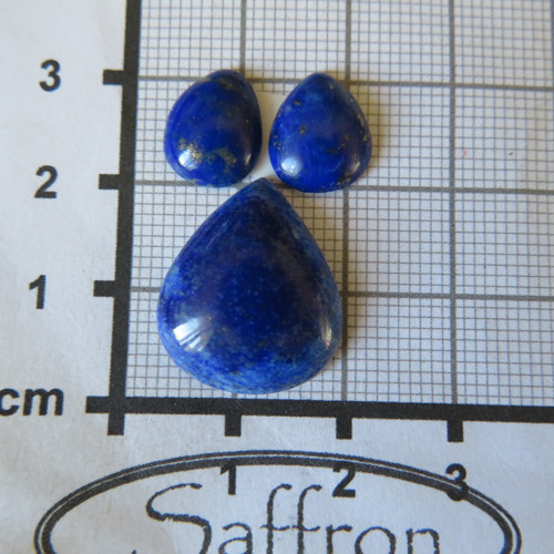 Lapis lazuli Extra, přírodní, souprava č.2 — foto 2