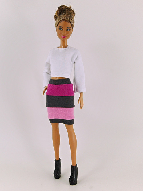 Barbie - Sukně s pruhy — foto 2