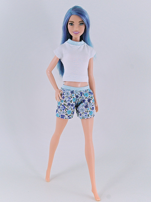 Barbie - Modrobílý komplet — foto 2