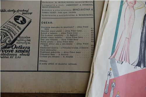 Práce ženy ... listopad/1935 - střihy! — foto 3
