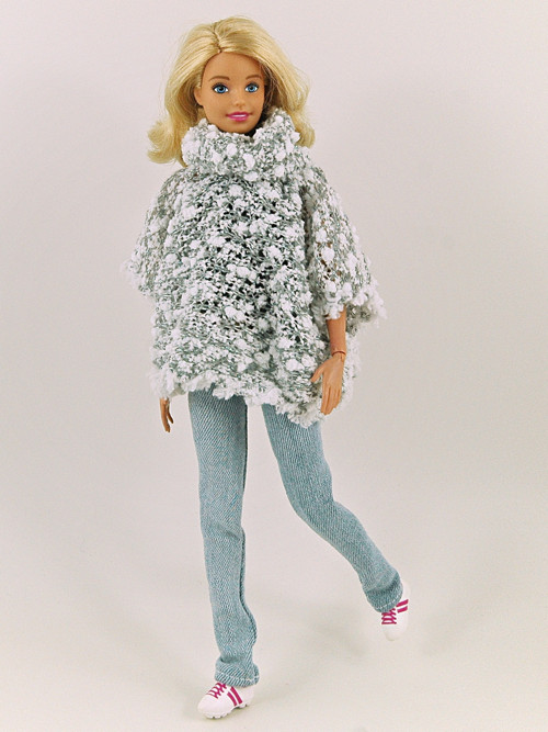 Barbie - Rolákové pončo — foto 3