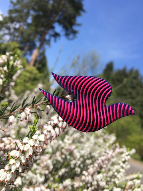Holubička vertigo grey/magenta — foto 3