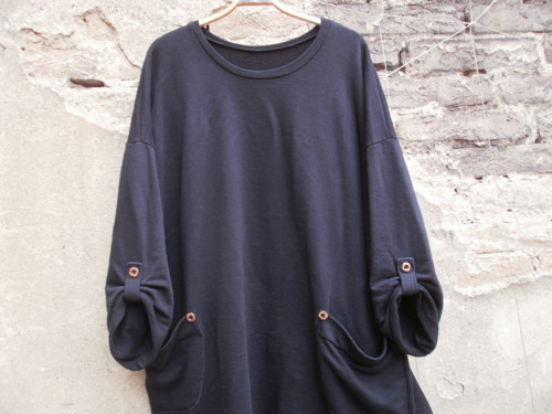 Černá mikina - one size — foto 2
