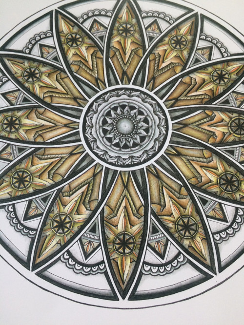 Mandala - hvězdice A3 — foto 3