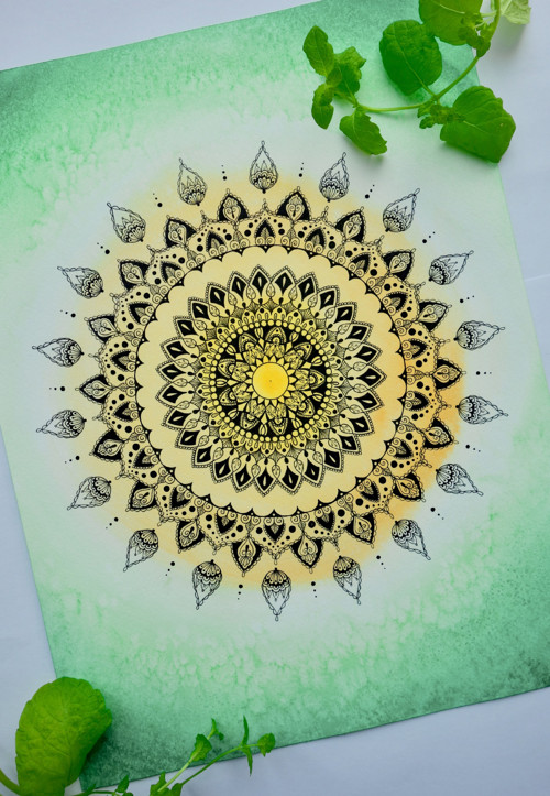 Cesta, mandala, originál — foto 3