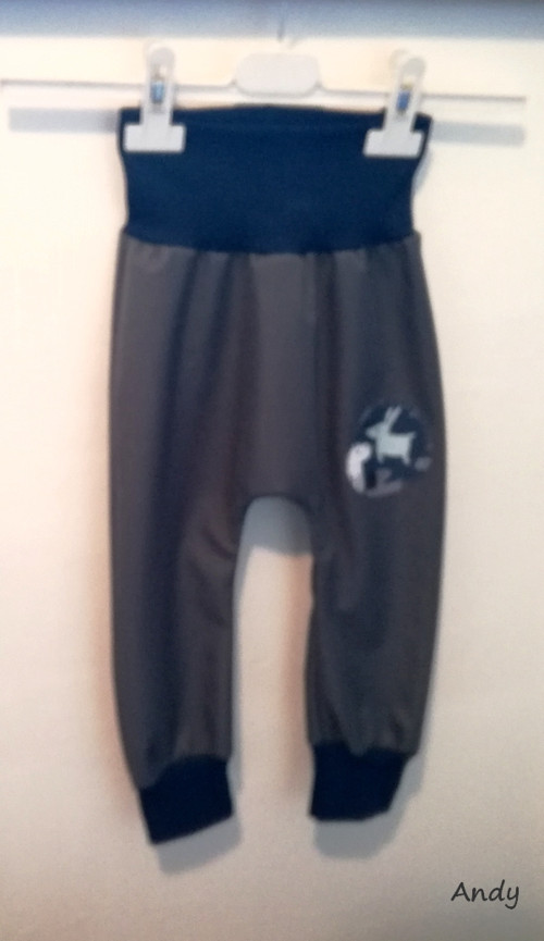 Softshell turky - šedá + aplikace pejsek v.92 — foto 2