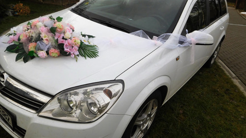 Kytice na auto - růžová — foto 2
