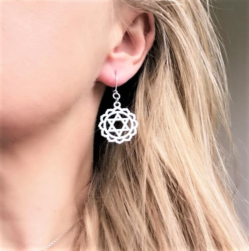 Ocelový náhrdelník*Davidova hvězda/mandala — foto 6