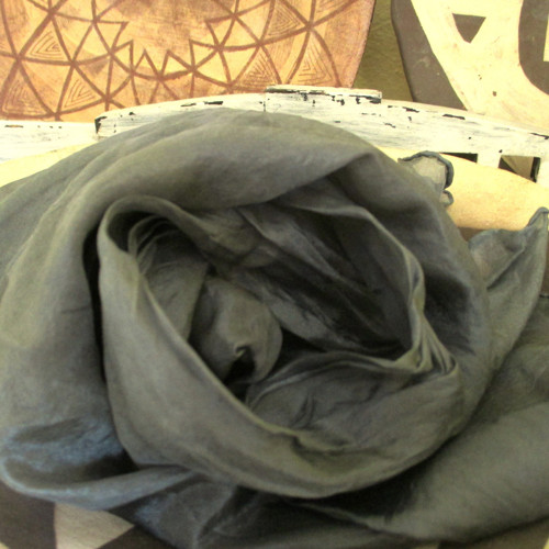 ŠEDOMODRÁ HEDVÁBNÁ.......180 x 45 — foto 2
