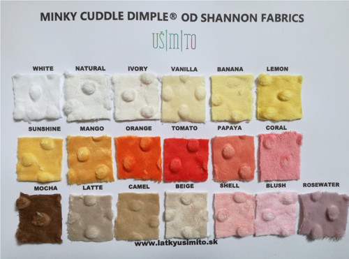 Minky Cuddle Dimple - ŠTVOREC 75cm x 75cm — foto 3