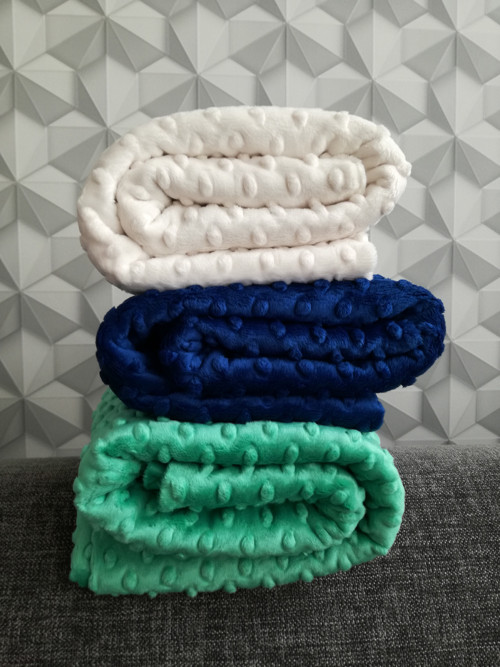 Minky Cuddle Dimple - ŠTVOREC 75cm x 75cm — foto 4