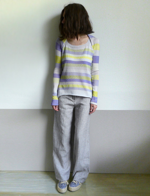 Shrug pásikový pastelový — foto 5
